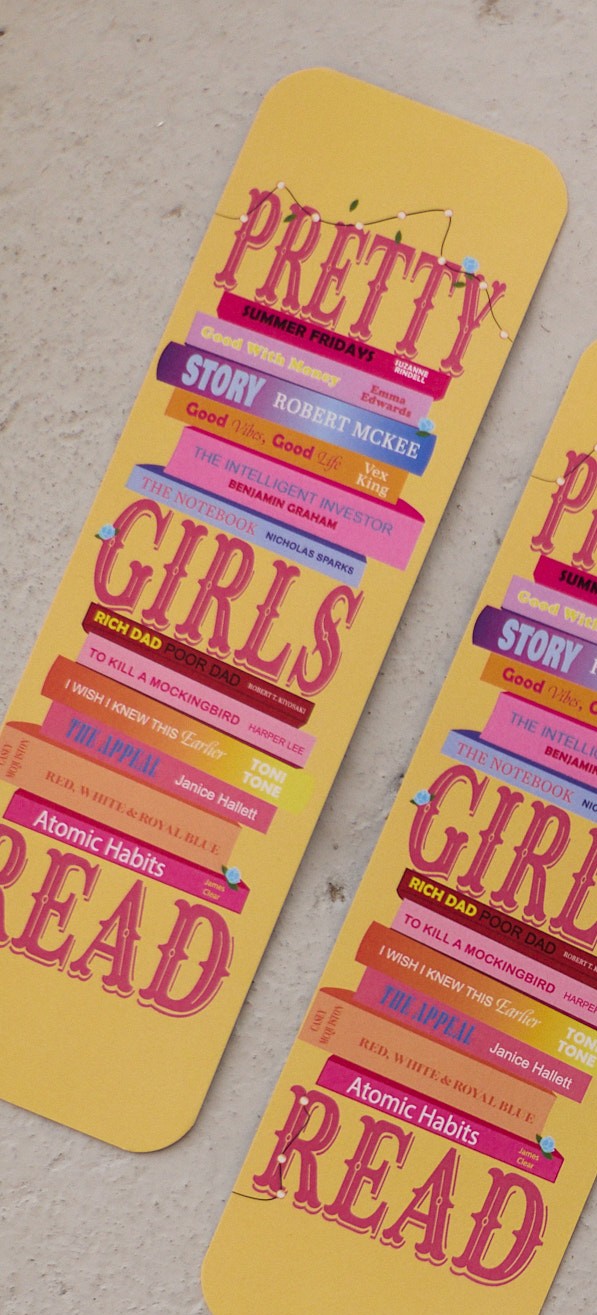 Pretty Girls Read Bookmark
