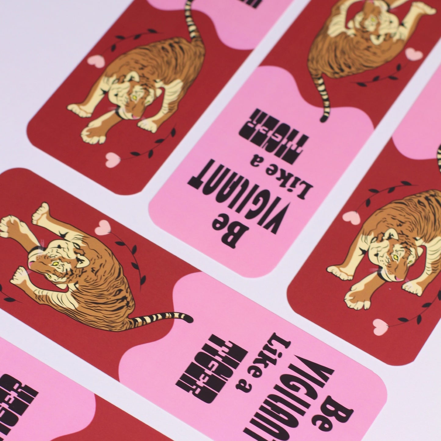 Vigilant Tiger Bookmark