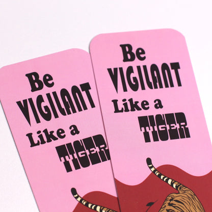Vigilant Tiger Bookmark